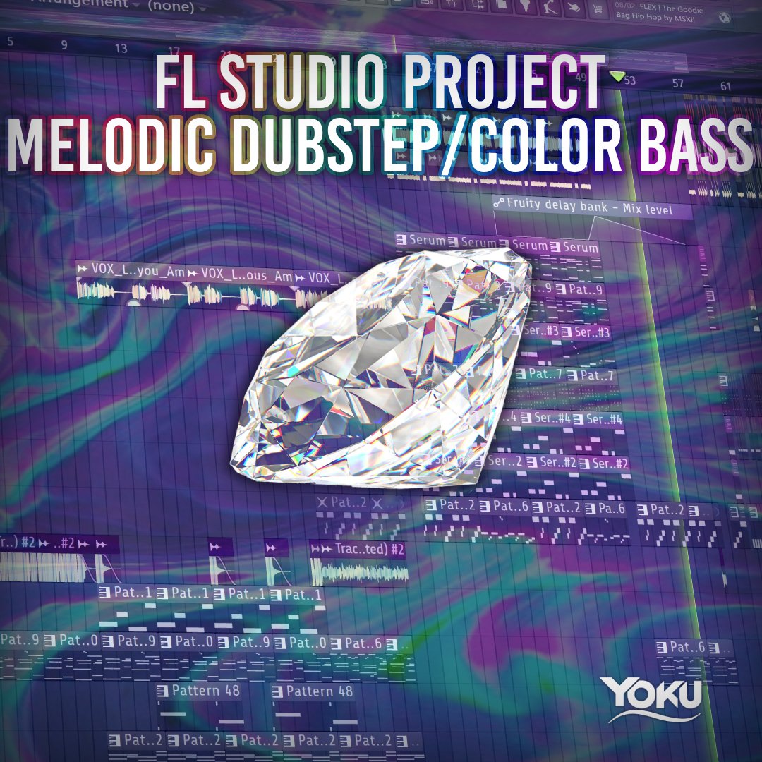 Professional Melodic Dubstep/Color Bass FL Studio Project - Yoku - Tunebat Marketplace