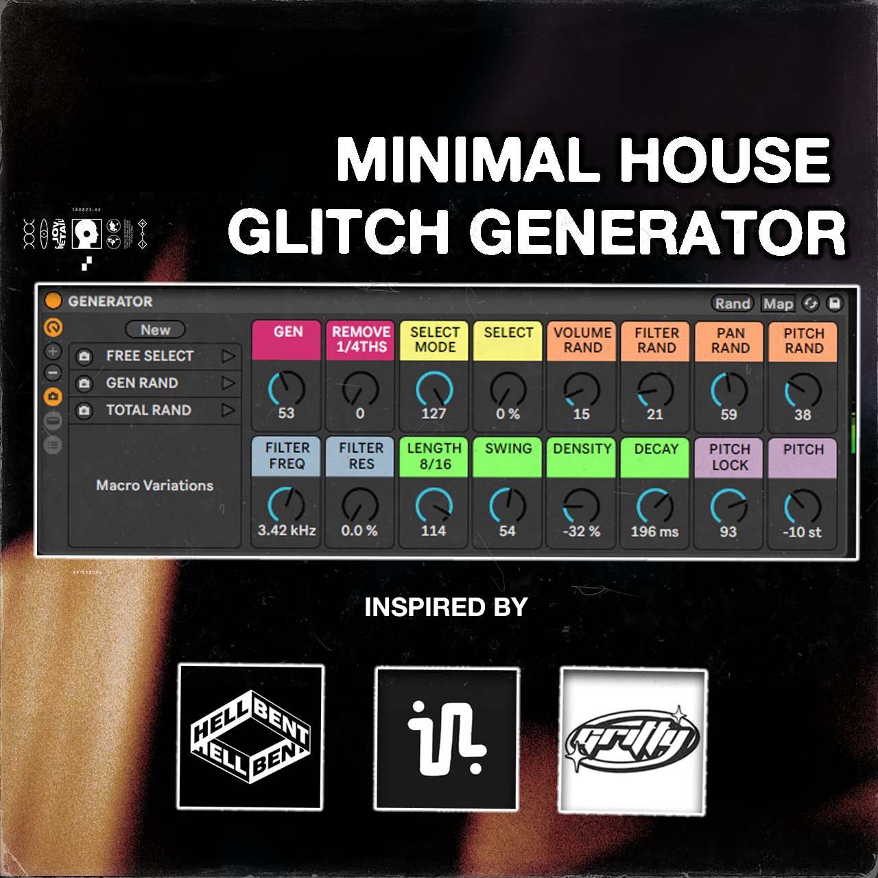Minimal Glitch Generator Ableton Rack - project_bass - Tunebat Marketplace