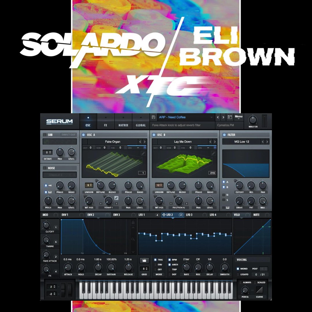 Solardo & Eli Brown - XTC (SERUM PRESET) - Unconventional - Scraps Audio